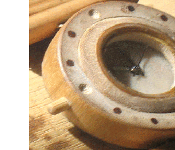 Reloj artesanal Aión Bambú femenino