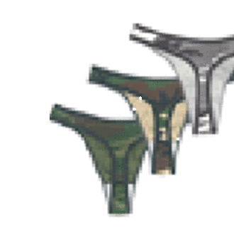 Camo Thong by Melanie