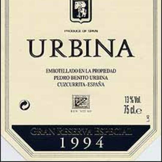 URBINA GRAN RESERVA ESPECIAL 1994